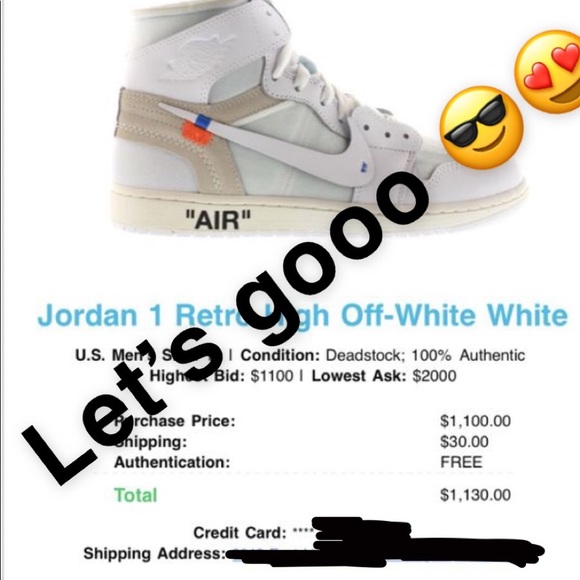 Jordan 1 off white Europe Exclusive - Picture 2 of 2